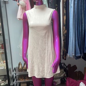 Free people x Lenni Faux Suede Mock neck dress